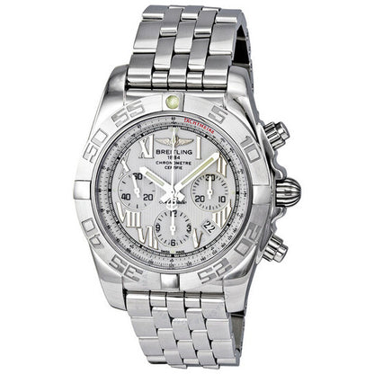 Breitling, Chronomat B01 Antarctica White Chronograph Men's Watch AB011011-A690SS