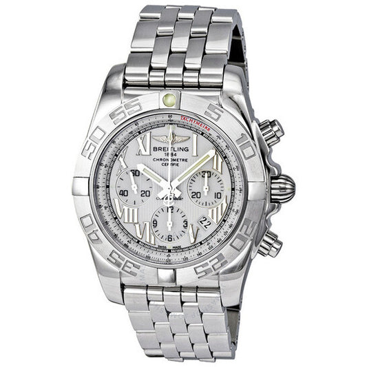 Breitling, Chronomat B01 Antarctica White Chronograph Men's Watch AB011011-A690SS