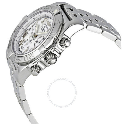 Breitling, Chronomat B01 Antarctica White Chronograph Men's Watch AB011011-A690SS