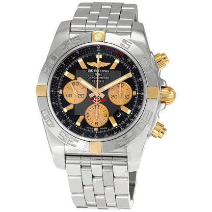 Breitling, Chronomat B01 Black Dial Chronograph Men's Watch IB011012-B968SS