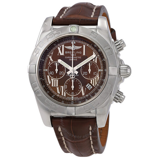 Breitling, Chronomat B01 Chronograph Automatic Chronometer Brown Dial Men's Watch