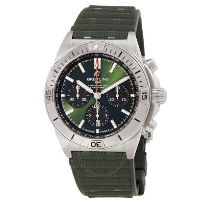 Breitling, Chronomat B01 Chronograph Automatic Green Dial Men's Watch
