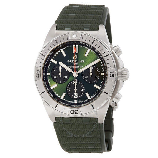 Breitling, Chronomat B01 Chronograph Automatic Green Dial Men's Watch