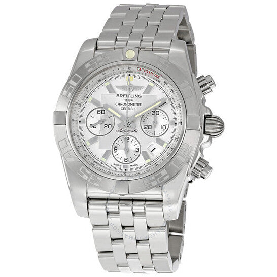 Breitling, Chronomat B01 Silver Dial Chronograph Men's Watch