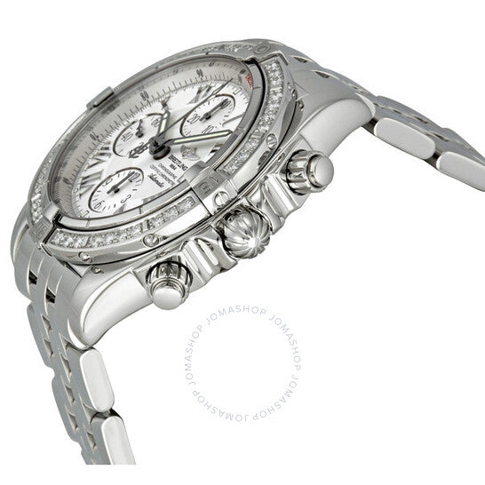 Breitling, Chronomat Beige Dial Diamond Bezel Men's Watch A1335653-A653S