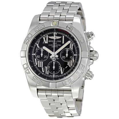 Breitling, Chronomat Black Stainless Steel Automatic Men's Watch AB011012-B956SS