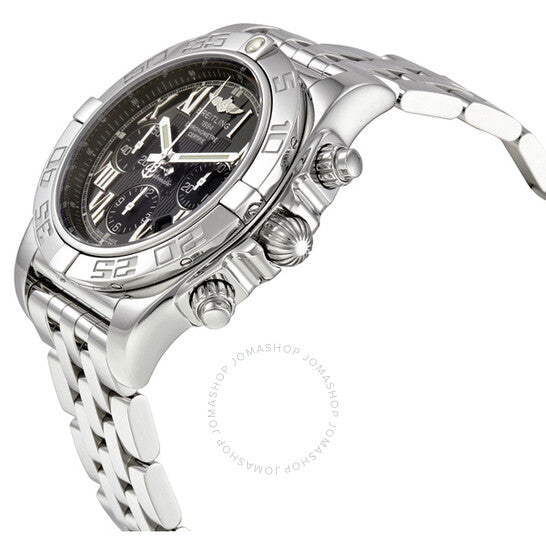 Breitling, Chronomat Black Stainless Steel Automatic Men's Watch AB011012-B956SS