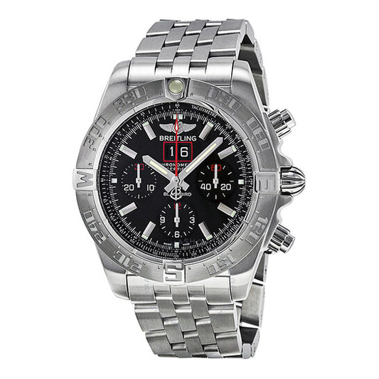 Breitling, Chronomat BlackBird Automatic Chronograph Black Dial Men's Watch A4436010-BB71SS