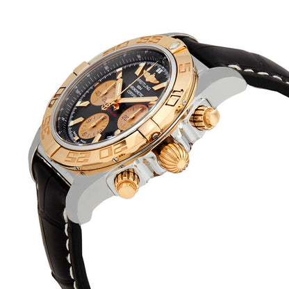 Breitling, Chronomat Chronograph Automatic Chronometer Black Dial Men's Watch