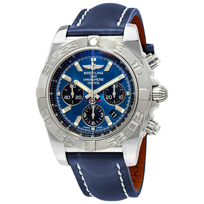 Breitling, Chronomat Chronograph Automatic Chronometer Blue Dial Men's Watch