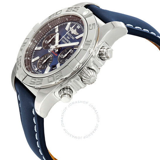 Breitling, Chronomat Chronograph Automatic Chronometer Blue Dial Men's Watch