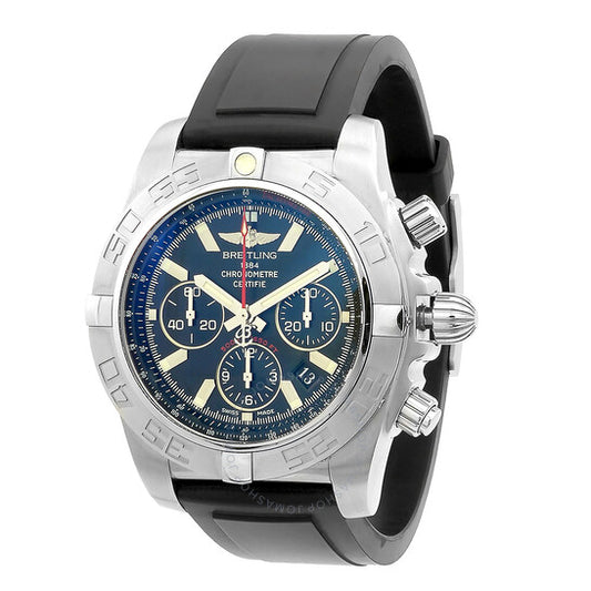 Breitling, Chronomat Chronograph Automatic Chronometer Blue Dial Men's Watch