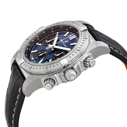 Breitling, Chronomat Chronograph Automatic Chronometer Blue Dial Men's Watch