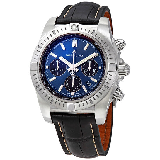 Breitling, Chronomat Chronograph Automatic Chronometer Blue Dial Men's Watch