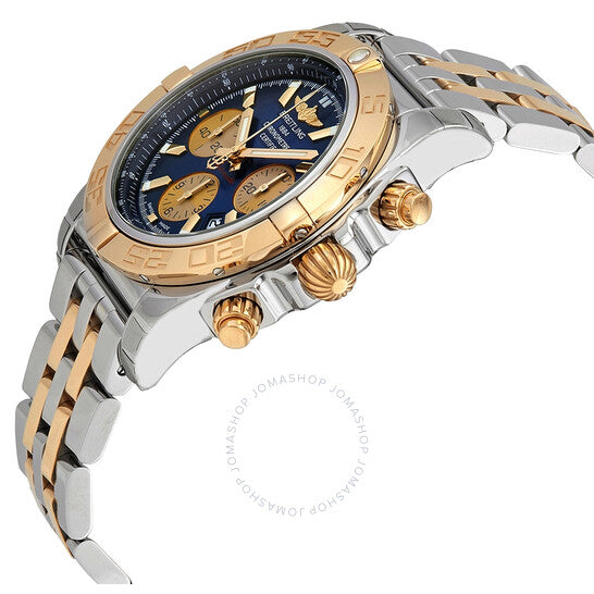 Breitling, Chronomat Chronograph Automatic Chronometer Blue Dial Men's Watch