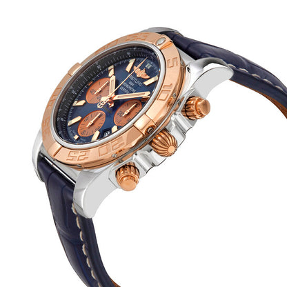 Breitling, Chronomat Chronograph Automatic Chronometer Blue Dial Men's Watch