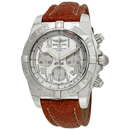 Breitling, Chronomat Chronograph Automatic Silver Dial Men's Watch