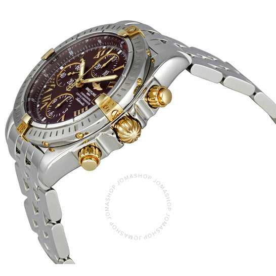 Breitling, Chronomat Evolution Burgundy Dial Automatic Men's Watch B1335611-K521SS