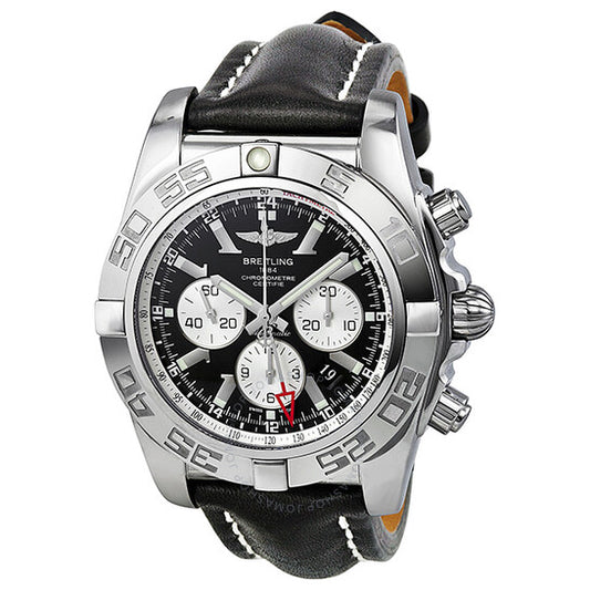 Breitling, Chronomat GMT Automatic Chronograph Black Dial Men's Watch AB041012-BA69