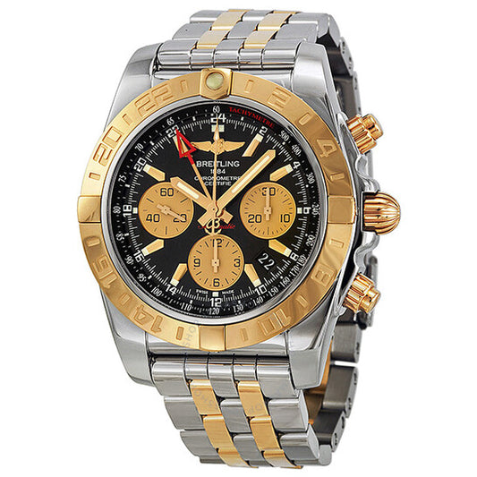 Breitling, Chronomat GMT Automatic Chronograph Black Dial Men's Watch CB042012-BB86TT