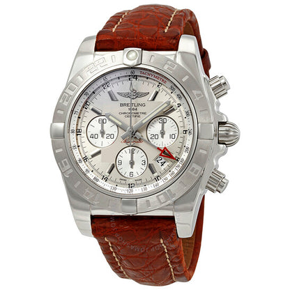 Breitling, Chronomat GMT Automatic Silver Dial Men's Watch