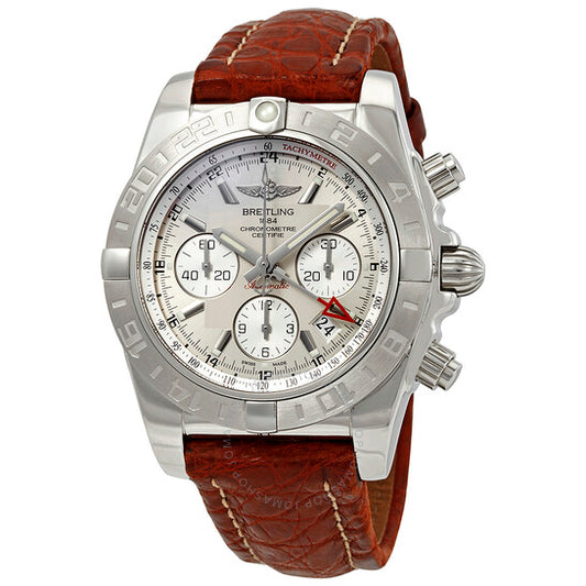 Breitling, Chronomat GMT Automatic Silver Dial Men's Watch