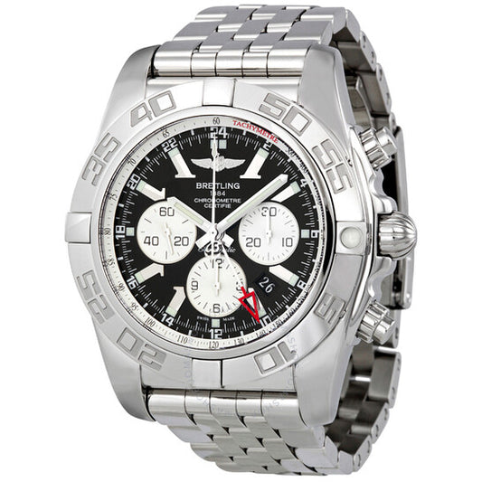 Breitling, Chronomat GMT Black Dial Chronograph Automatic Men's Watch