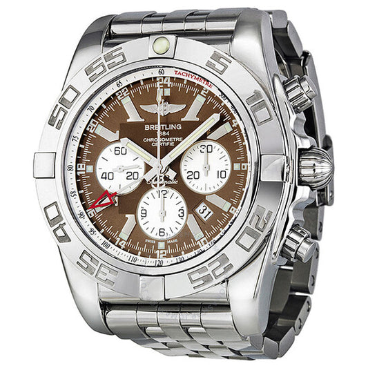 Breitling, Chronomat GMT Chronograph Automatic Brown Dial Men's Watch AB041012-Q586