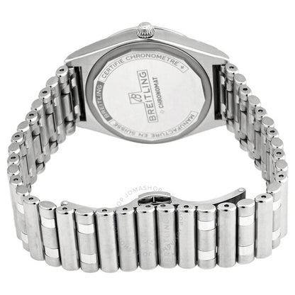 Breitling, Chronomat Quartz Chronometer Diamond Pink Dial Ladies Watch