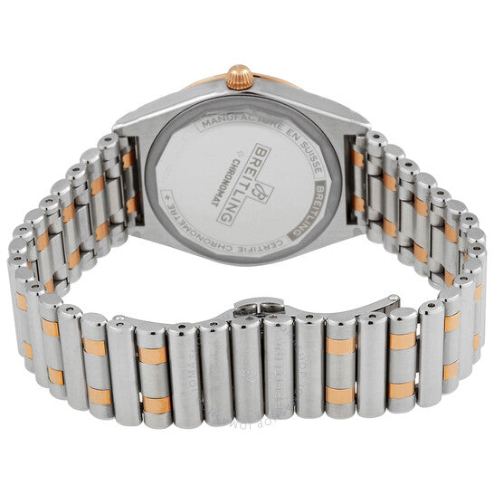 Breitling, Chronomat Quartz Chronometer Diamond White Dial Ladies Watch