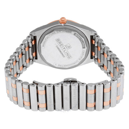 ساعة بريتلينج كرونومات كوارتز كرونوميتر بمينا بيضاء للسيدات