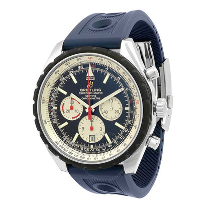 Breitling, Chronomatic-49 Chronograph Automatic Chronometer Blue Dial Men's Watch