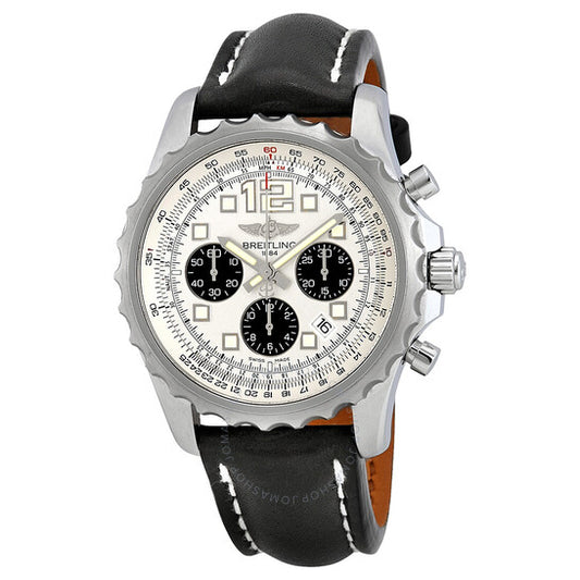 Breitling, Chronospace Automatic Silver Dial Black Leather Men's Watch A2336035/G718BKLT