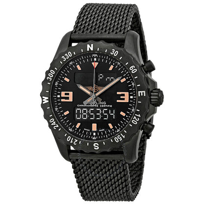 Breitling, Chronospace Black PVD Stainless Steel Men's Watch M7836622-BD39SS