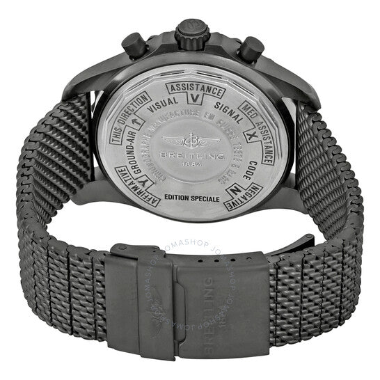 Breitling, Chronospace Black PVD Stainless Steel Men's Watch M7836622-BD39SS