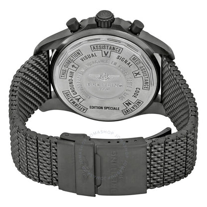 Breitling, Chronospace Black PVD Stainless Steel Men's Watch M7836622-BD39SS