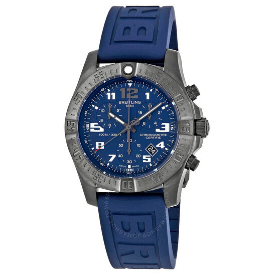 Breitling, Chronospace Night Mission Chronograph Blue Dial Men's Watch