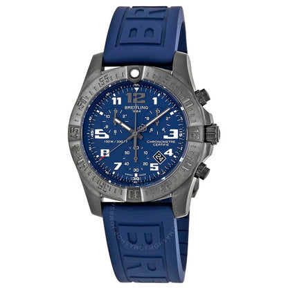 Breitling, Chronospace Night Mission Chronograph Blue Dial Men's Watch