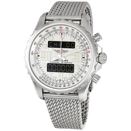 بريتلينغ، ساعة كرونوسبيس للرجال من الفولاذ المقاوم للصدأ A7836534-G705SS