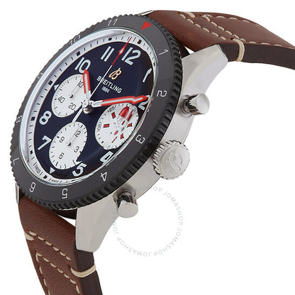 Breitling, Classic AVI Chronograph Automatic Black Dial Men's Watch