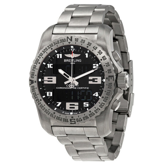 Breitling, Cockpit B50 GMT Chronograph Quartz Black Dial Men's Watch