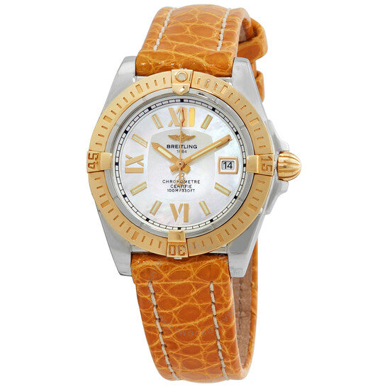 Breitling, Cockpit Lady Quartz Chronometer Silver Dial Ladies Watch