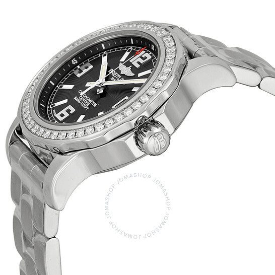 Breitling, Colt 33 Black Dial Diamond Ladies Watch A7738753-BB51SS