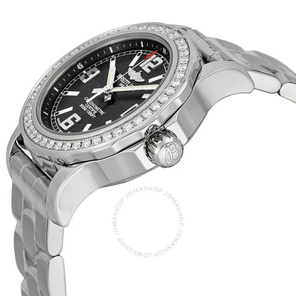 Breitling, Colt 33 Black Dial Diamond Ladies Watch A7738753-BB51SS