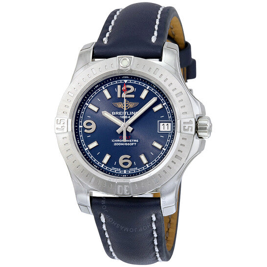 Breitling, Colt 36 Blue Dial Ladies Watch A7438911-C913BLLT