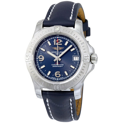 Breitling, Colt 36 Blue Dial Ladies Watch A7438911-C913BLLT