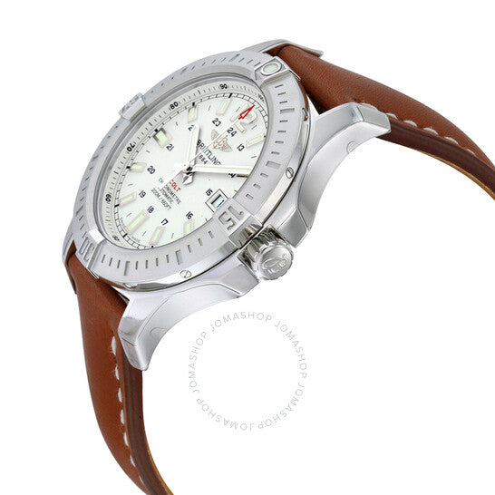 ساعة بريتلينج كولت أوتوماتيكية للرجال بمينا فضي A1738811-G791BRLD