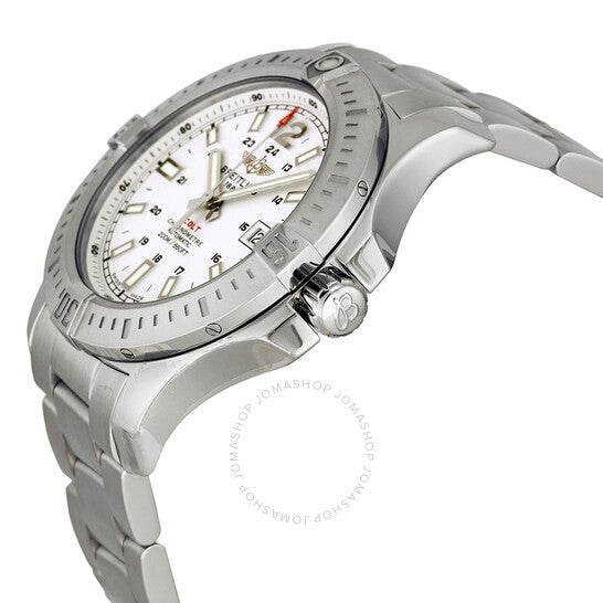 ساعة بريتلينج كولت أوتوماتيكية للرجال بمينا فضي A1738811-G791SS