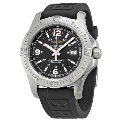 Breitling, Colt Black Dial Black Rubber Men's Watch A7438811-BD45BKPT3