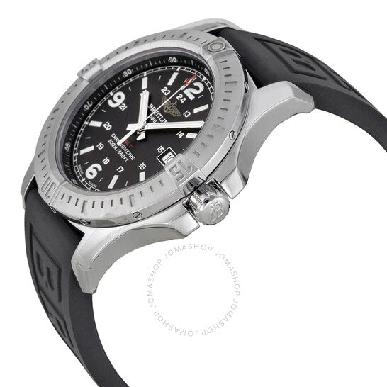 Breitling, Colt Black Dial Black Rubber Men's Watch A7438811-BD45BKPT3